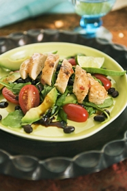 Chili kokosglaserad Quornfilé på matig sallad recept